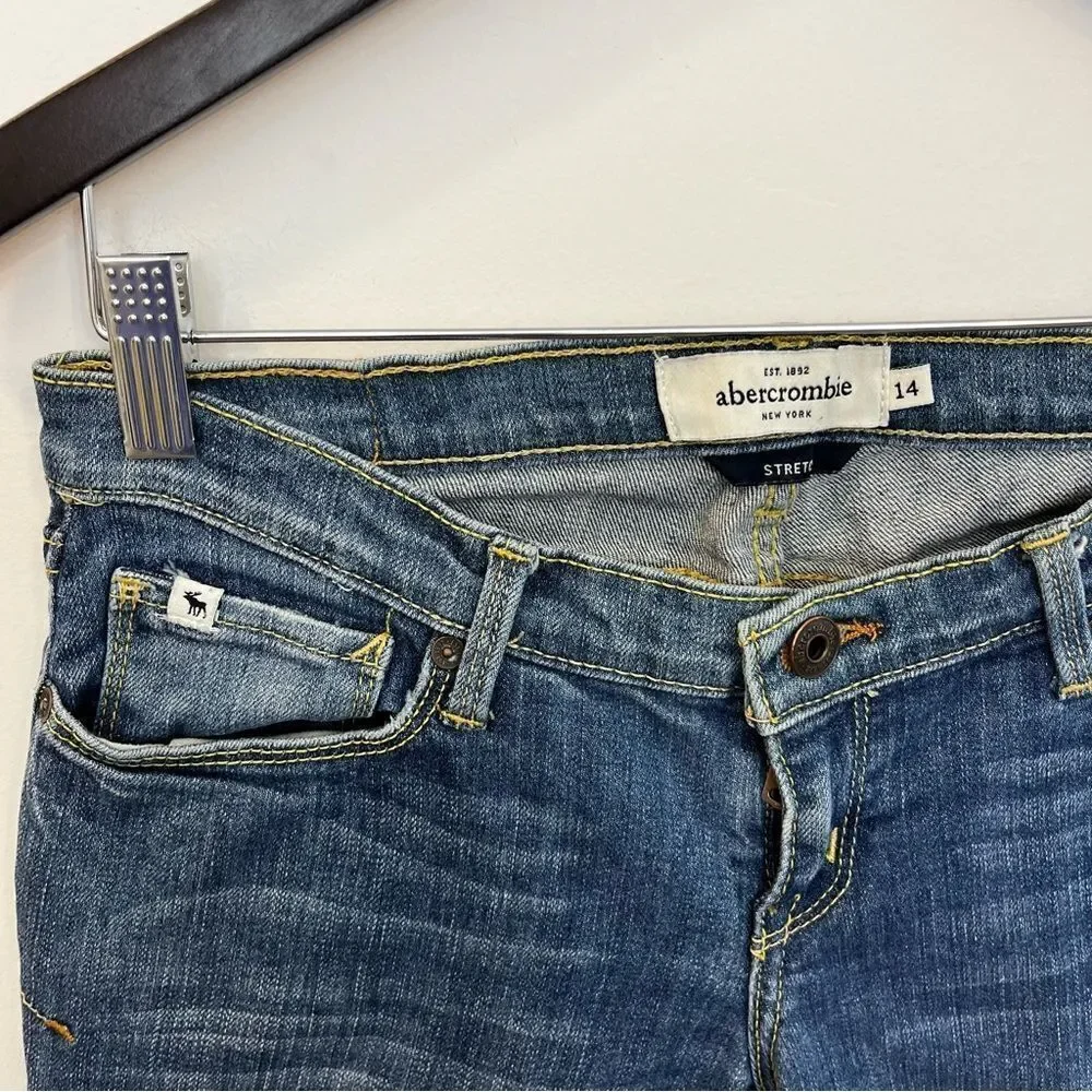 Abercrombie Kids Maddy Jeans Size 14 Stretch